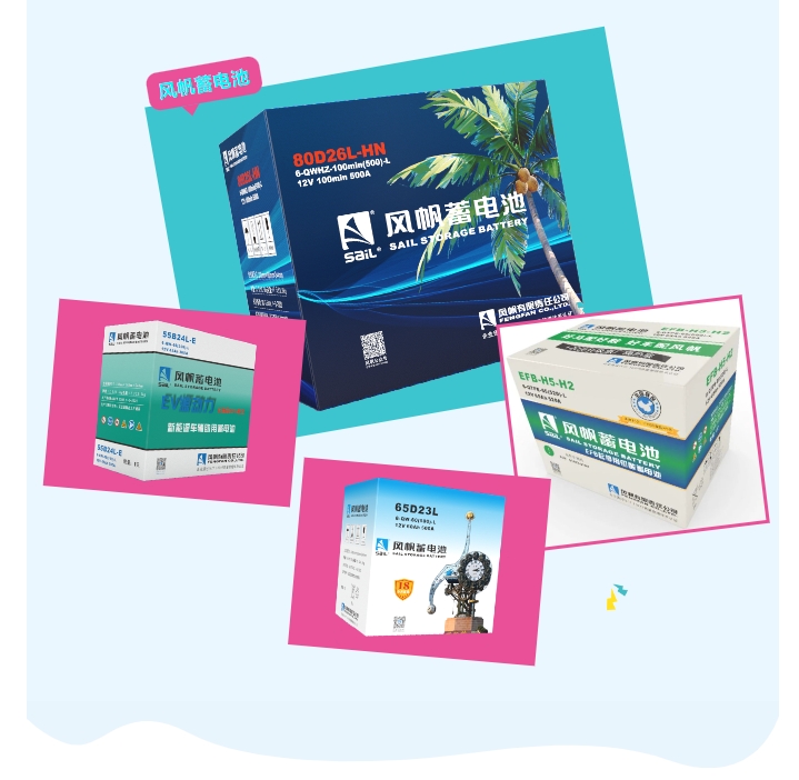 中船风帆多款特色蓄电池米乐M6唯一官方网站上线