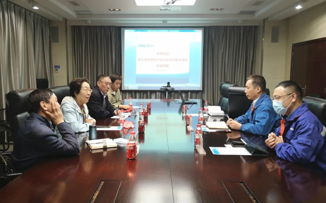 河北省信息化产业与信息化协会领导到风帆考察